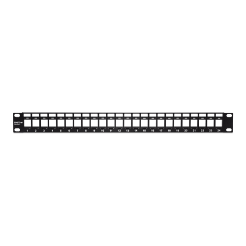 TC-KP24 | TRENDnet | Patch Panel 24 porturi blank keystone 1U - TRENDnet TC-KP24 Patch Panel 24 porturi blank keystone 1U - TRENDnet TC-KP24