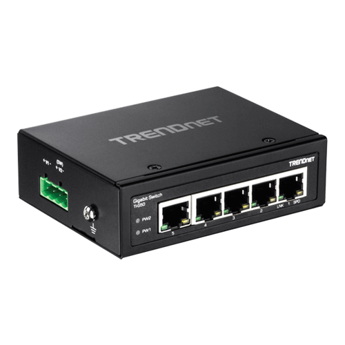 TI-G50 | TRENDnet | Switch industrial 5 porturi Gigabit DIN-Rail - TRENDnet TI-G50 Switch industrial 5 porturi Gigabit DIN-Rail - TRENDnet TI-G50