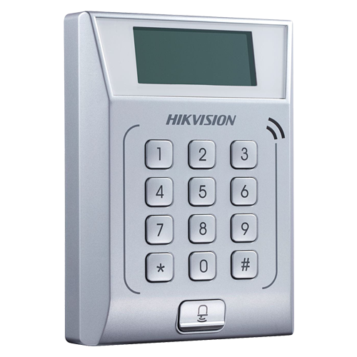 DS-K1T802M | HIKVISION | Controler stand-alone TCP/IP cu tastatura si cititor card - HIKVISION DS-K1T802M Controler stand-alone TCP/IP cu tastatura si cititor card - HIKVISION DS-K1T802M