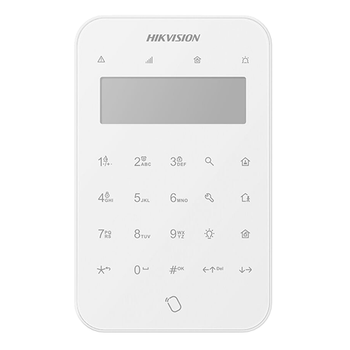 DS-PK1-LT-WE | HIKVISION | Tastatura Wireless, LCD, AX PRO 868Mhz - HIKVISION DS-PK1-LT-WE Tastatura Wireless, LCD, AX PRO 868Mhz - HIKVISION DS-PK1-LT-WE