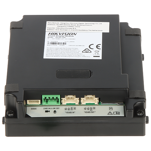 DS-KD-TDM | HIKVISION | Modul afisaj IPS touch screen, 4 inch, pentru Interfon modular - HIKVISION DS-KD-TDM Modul afisaj IPS touch screen, 4 inch, pentru Interfon modular - HIKVISION DS-KD-TDM