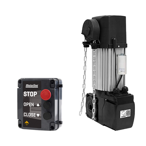 KVM110 | Motorline | Kit automatizare usa sectionala max. 48mp, motor 230V AC- MOTORLINE KVM110 Kit automatizare usa sectionala max. 48mp, motor 230V AC- MOTORLINE KVM110