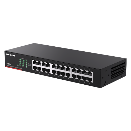 G1024D | IP-COM | Switch 24 porturi Gigabit, 1U - IP-COM G1024D Switch 24 porturi Gigabit, 1U - IP-COM G1024D