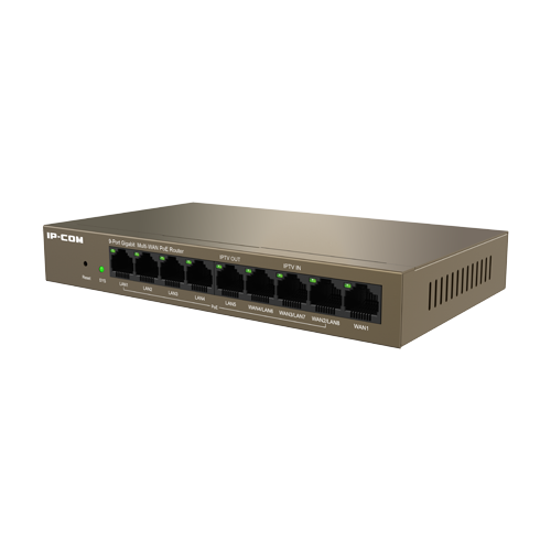 M20-8G-PoE | IP-COM | Router 8 porturi Gigabit PoE+, 95W, 1 port RJ45, Management - IP-COM M20-8G-PoE Router 8 porturi Gigabit PoE+, 95W, 1 port RJ45, Management - IP-COM M20-8G-PoE