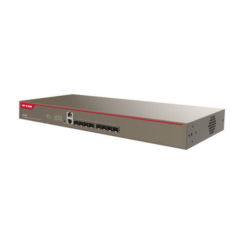 X5308F | IP-COM | Switch 8 porturi SFP+ 10 Gbps, 2 porturi gestionare, management, 1U - IP-COM X5308F Switch 8 porturi SFP+ 10 Gbps, 2 porturi gestionare, management, 1U - IP-COM X5308F