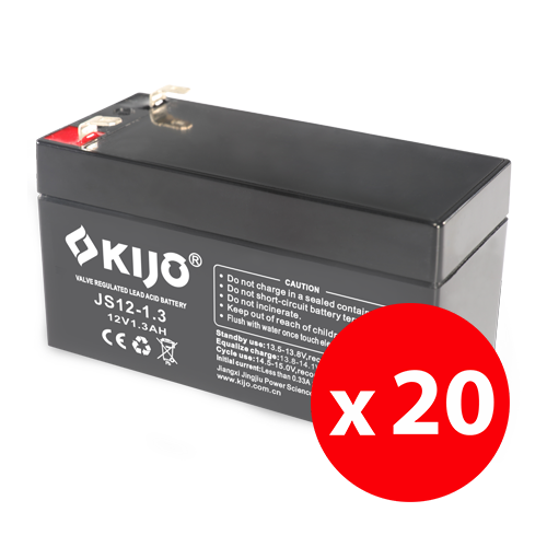 Cutie 20 acumulatori JS12-1.3 - KIJO JS12-1.3-BAX – KIJO JS12-1.3-BAX