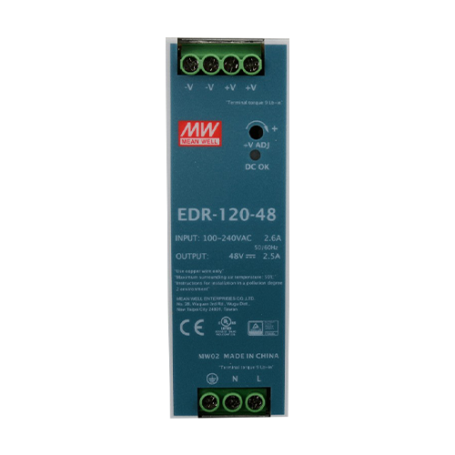 EDR-120-48 | MeanWell | Sursa de alimentare in comutatie, 48V / 2.5A, sina DIN - MEAN WELL EDR-120-48 Sursa de alimentare in comutatie, 48V / 2.5A, sina DIN - MEAN WELL EDR-120-48