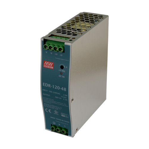 EDR-120-48 | MeanWell | Sursa de alimentare in comutatie, 48V / 2.5A, sina DIN - MEAN WELL EDR-120-48 Sursa de alimentare in comutatie, 48V / 2.5A, sina DIN - MEAN WELL EDR-120-48