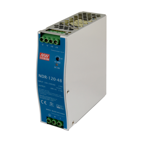 Sursa de alimentare in comutatie, 48V / 2.5A, sina DIN - MEAN WELL NDR-120-48