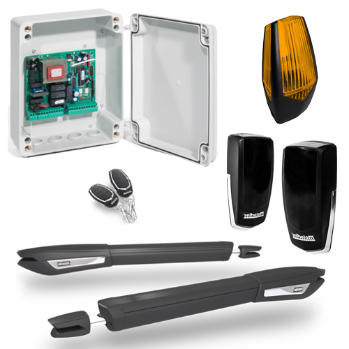 JAG400-KIT | Motorline | Kit automatizare poarta batanta 2x5m -MOTORLINE JAG400-KIT Kit automatizare poarta batanta 2x5m -MOTORLINE JAG400-KIT
