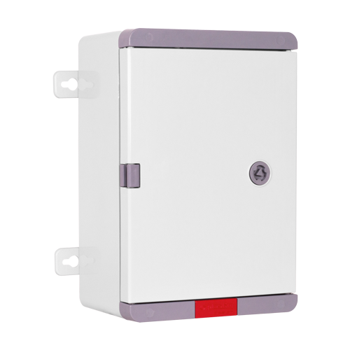 Cutie distributie IP67 din ABS gri, usa mata, placa metalica, 200x300x130 mm PD203013