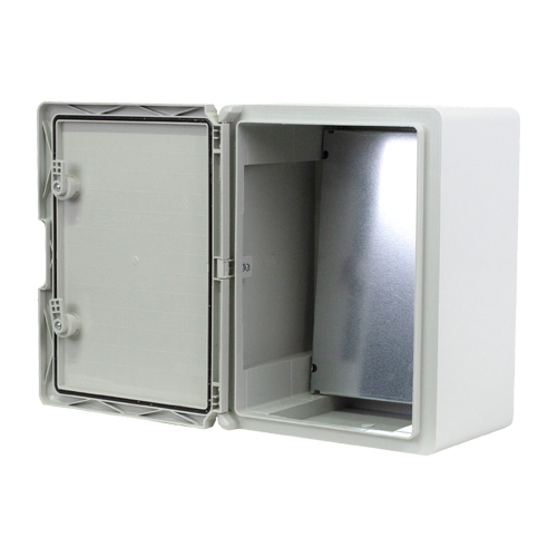 Cutie distributie IP65 din ABS gri, usa mata, placa metalica, 300x400x220 mm PP3005 – Plastim PP3005