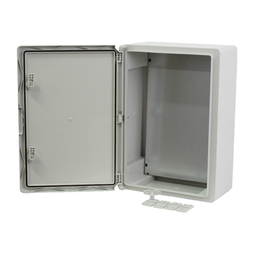Cutie distributie IP65 din ABS gri, usa mata, placa metalica, 350x500x190 mm PP3006