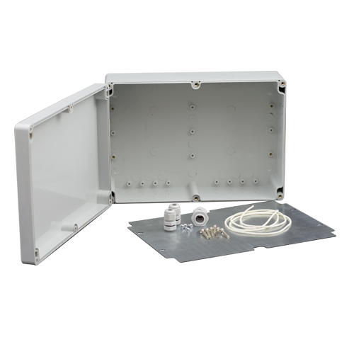 Doza exterior cu contraplaca metalica pentru montaj echipamente AWO604 – PULSAR  AWO604