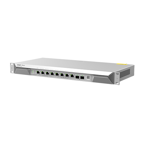 Router Business 2 x SFP+ 10Gbps, 4 x RJ45 2.5 Gbps, 4 x RJ45 1 Gbps, 1500 clienti, Cloud Management - Ruijie RG-EG1510XS