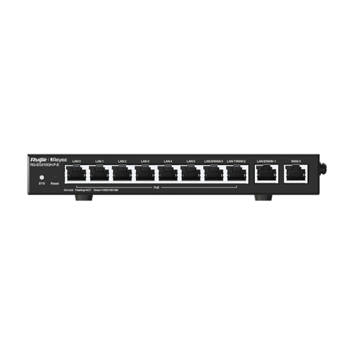 Router 8 x RJ45 1G PoE, 2 x RJ45 1G, Buget PoE 110W, Multi-WAN, Cloud Management - Ruijie RG-EG310GH-P-E – Ruijie Networks RG-EG310GH-P-E