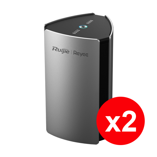 Ruijie Networks RG-M32(2PACK) – Kit 2 x Router Mesh Wi-Fi 6 Dual Band, AX3200, 4 x RJ45 1G, 4 dBi, Cloud Management - Ruijie RG-M32(2PACK) Kit 2 x Router Mesh Wi-Fi 6 Dual Band, AX3200, 4 x RJ45 1G, 4 dBi, Cloud Management - Ruijie RG-M32(2PACK) – Ruijie Networks RG-M32(2PACK)