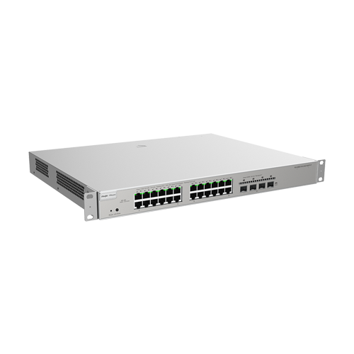 Ruijie Networks RG-NBS5200-24GT4XS-P – Switch 24 porturi PoE+, 4 porturi SFP+, Gigabit, L3 Cloud Management - Ruijie RG-NBS5200-24GT4XS-P Switch 24 porturi PoE+, 4 porturi SFP+, Gigabit, L3 Cloud Management - Ruijie RG-NBS5200-24GT4XS-P – Ruijie Networks RG-NBS5200-24GT4XS-P