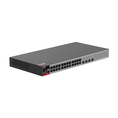 RG-S2915-24GT4MS-P-L | Ruijie Networks | Switch 24 porturi RJ45 1G PoE+, 4 x SFP 2.5G, L2+ Cloud Management, 1U - Ruijie RG-S2915-24GT4MS-P-L Switch 24 porturi RJ45 1G PoE+, 4 x SFP 2.5G, L2+ Cloud Management, 1U - Ruijie RG-S2915-24GT4MS-P-L