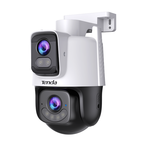 Camera PT Wi-Fi, rezolutie 3+3MP, Dual-Lens, Audio bidirectional, IR/WL 30m, Alarma, IP65 - TENDA TND-CH9-WCA