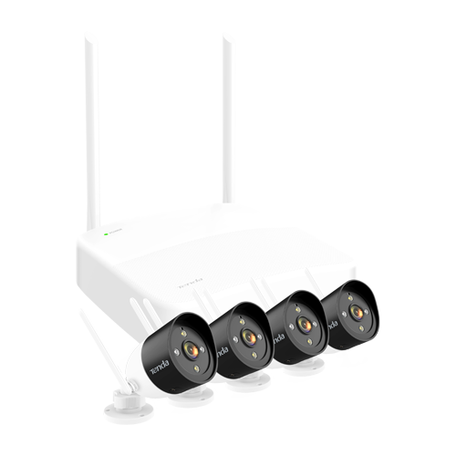 Kit NVR Wi-Fi si 4 camere WiFi de exterior, 3MP, Audio, Alarma  - TENDA TND-K4W-3TC – TENDA TND-K4W-3TC