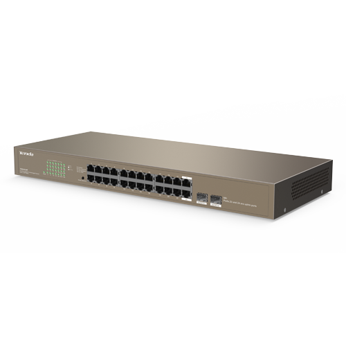 TND-TEG1024F | TENDA | Switch 24 porturi Gigabit, 2 porturi SFP Gigabit - TENDA TND-TEG1024F Switch 24 porturi Gigabit, 2 porturi SFP Gigabit - TENDA TND-TEG1024F