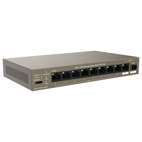 TENDA TND-TEG1110PF-8-102W – Switch 8 porturi Gigabit PoE, 1 port Uplink Gigabit, 1 port SFP Uplink Gigabit - Tenda TND-TEG1110PF-8-102W Switch 8 porturi Gigabit PoE, 1 port Uplink Gigabit, 1 port SFP Uplink Gigabit - Tenda TND-TEG1110PF-8-102W – TENDA TND-TEG1110PF-8-102W