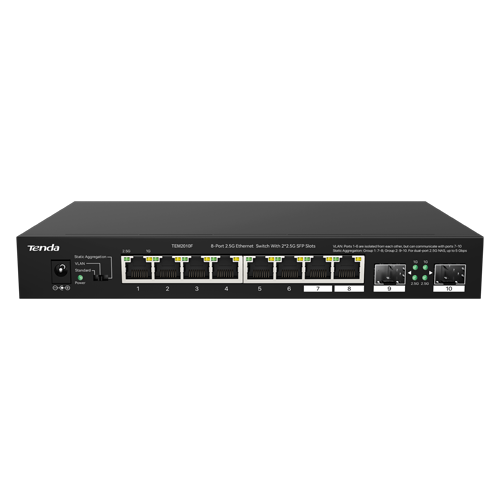 TENDA TND-TEM2010F – Switch 8 porturi 2.5 Gigabit, 2 porturi SFP 2.5 Gigabit - TENDA TND-TEM2010F Switch 8 porturi 2.5 Gigabit, 2 porturi SFP 2.5 Gigabit - TENDA TND-TEM2010F – TENDA TND-TEM2010F