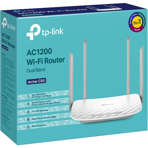 TP-LINK ArcherC50 – Router Wireless TP-Link Archer C50 AC1200 Dual Band Beamforming ArcherC50 Router Wireless TP-Link Archer C50 AC1200 Dual Band Beamforming ArcherC50 – TP-LINK ArcherC50