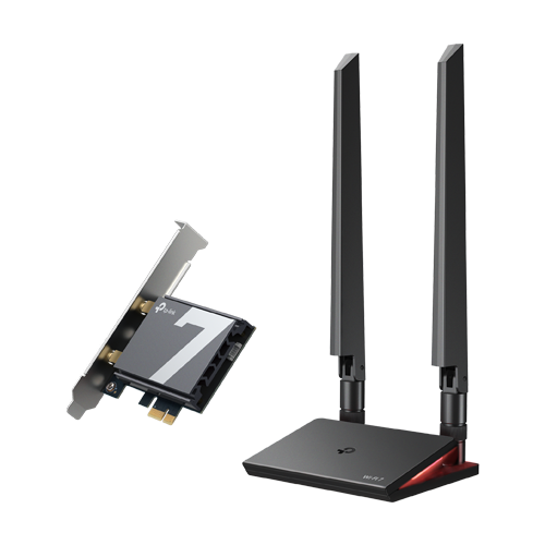 TP-LINK ArcherTBE550E – Adaptor PCI-E Bluetooth 5.4, Wi-Fi 7, BE9300 Tri-Band, 2 x Antene High-Performance - TP-Link ArcherTBE550E Adaptor PCI-E Bluetooth 5.4, Wi-Fi 7, BE9300 Tri-Band, 2 x Antene High-Performance - TP-Link ArcherTBE550E – TP-LINK ArcherTBE550E