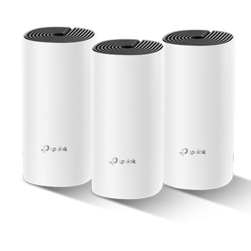 DecoE4(3-pack) | TP-LINK | Sistem mesh Wi-Fi TP-LINK Deco E4 AC1200 (pachet de 3), Dual Band DecoE4(3-pack) Sistem mesh Wi-Fi TP-LINK Deco E4 AC1200 (pachet de 3), Dual Band DecoE4(3-pack)