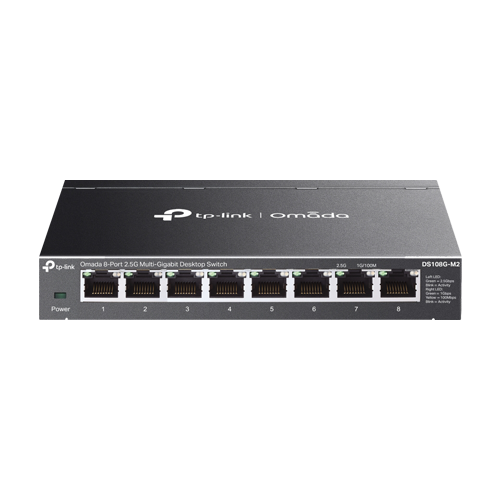 DS108G-M2 | TP-LINK | Switch 8 porturi RJ45 2.5G, Unmanaged - TP-Link Omada DS108G-M2 Switch 8 porturi RJ45 2.5G, Unmanaged - TP-Link Omada DS108G-M2