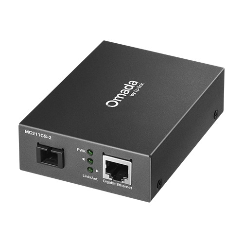 Media Convertor WDM Gigabit RJ45 - Single-mode SC Bi-directional, 2 km - TP-Link Omada MC211CS-2 – TP-LINK MC211CS-2