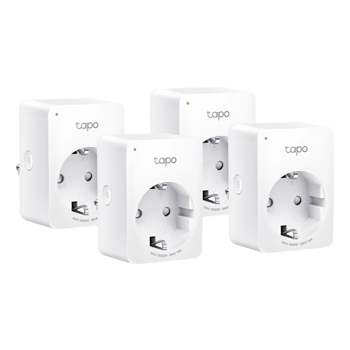 Pachet 4 prize smart, 16A, Wi-Fi, control vocal, monitorizare consum - TP-Link Tapo TapoP110(4-pack) – TP-LINK TapoP110(4-pack)