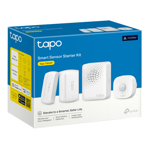 TapoT30KIT | TP-LINK | Kit senzori smart Wireless + Hub, matter - TP-Link Tapo TapoT30KIT Kit senzori smart Wireless + Hub, matter - TP-Link Tapo TapoT30KIT