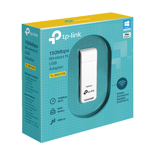 Adaptor USB Wireless, 150Mbps, USB 2.0 - TP-LINK TL-WN727N – TP-LINK TL-WN727N