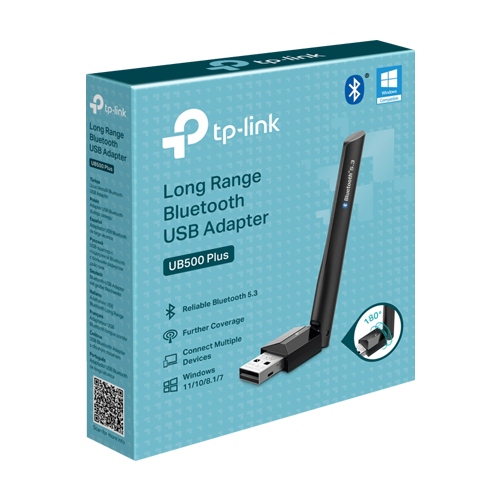 TP-LINK UB500Plus – Adaptor USB Bluetooth 5.3, Antena Externa - TP-Link UB500Plus Adaptor USB Bluetooth 5.3, Antena Externa - TP-Link UB500Plus – TP-LINK UB500Plus