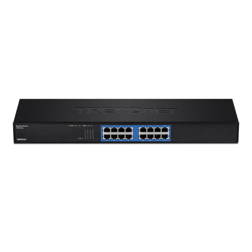 TEG-S16G | TRENDnet | Switch GREENnet rack mount 16 porturi Gigabit - TRENDnet TEG-S16G Switch GREENnet rack mount 16 porturi Gigabit - TRENDnet TEG-S16G