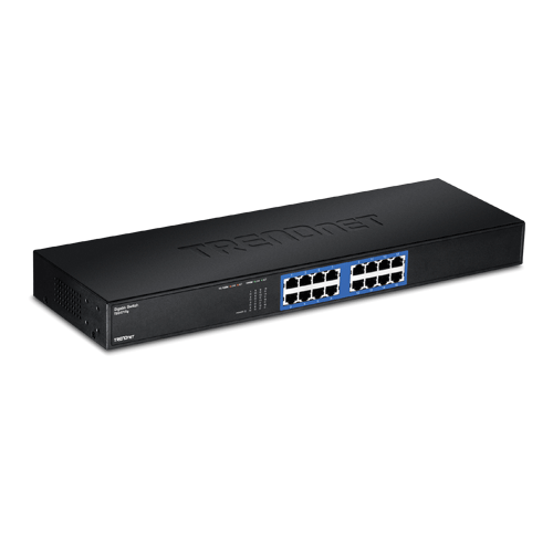 TEG-S16G | TRENDnet | Switch GREENnet rack mount 16 porturi Gigabit - TRENDnet TEG-S16G Switch GREENnet rack mount 16 porturi Gigabit - TRENDnet TEG-S16G