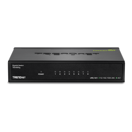 Switch GREENnet 8 porturi Gigabit - TRENDnet TEG-S82G – TRENDnet TEG-S82G