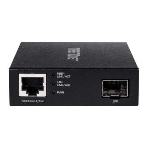 Mediaconvertor POE Gigabit - SFP fibra optica - TRENDnet TFC-PGSFP – TRENDnet TFC-PGSFP