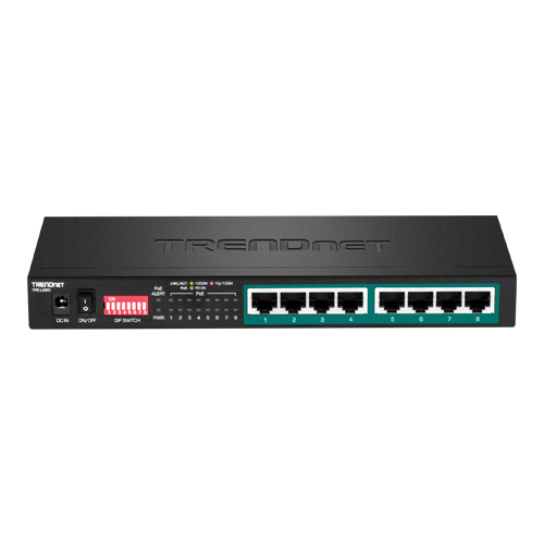 TRENDnet TPE-LG80 – Switch 8 porturi Gigabit Long Range 200m PoE+ - TRENDnet TPE-LG80 Switch 8 porturi Gigabit Long Range 200m PoE+ - TRENDnet TPE-LG80 – TRENDnet TPE-LG80