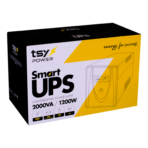 TSY-MP-2K0-LCD | TSY Power | UPS TSY Power, 2000VA/1200W, LCD, line interactive, 4 x Schuko TSY-MP-2K0-LCD UPS TSY Power, 2000VA/1200W, LCD, line interactive, 4 x Schuko TSY-MP-2K0-LCD