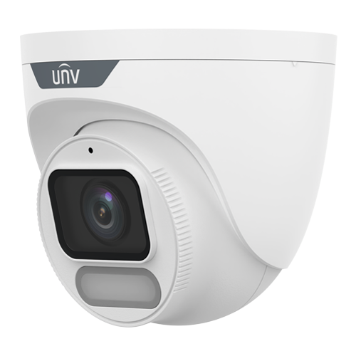 Camera IP 4MP, Wise-ISP, ColorHunter, lentila 2.8mm, WL 30m, Mic, color 24/7 - UNV IPC3624LE-ADF28K-WP