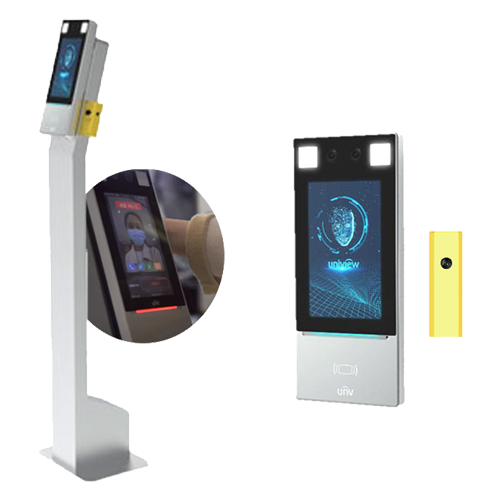 Terminal control acces recunoastere faciala + detectie temperatura - UNV OET-213H-BTS1