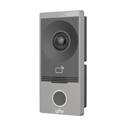 Post exterior videointerfon TCP/IP, IR, Wi-Fi, IK08 - UNV OEU-201S-HMK-W