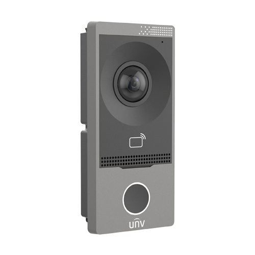 Post exterior videointerfon TCP/IP, IR, Wi-Fi, IK08 - UNV OEU-201S-HMK-W