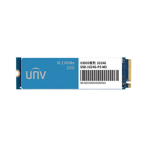 Unitate stocare SSD 1024GB, M.2, PCIe3 NVMe U3000 - UNV SSD-1024G-P3-M2 – UNIVIEW SSD-1024G-P3-M2