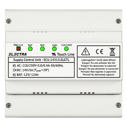Unitate centrala de alimentare 1 iesire pentru HOME + URBAN + EXPERT, G3 - ELECTRA SCU.14313.ELGTL – ELECTRA SCU.14313.ELGTL