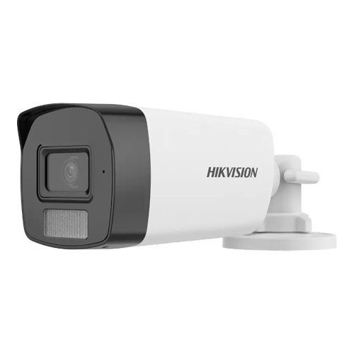 Dual Light - Camera analog 2MP, lentila 2.8mm, IR 40m, WL 40m, TVI/AHD/CVI/CVBS, Mic. - HIKVISION DS-2CE17D0T-LFS-2.8mm – HIKVISION DS-2CE17D0T-LFS-2.8mm
